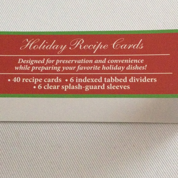 3/$10 | Holiday Recipe Cards with Box - Picture 4 of 12